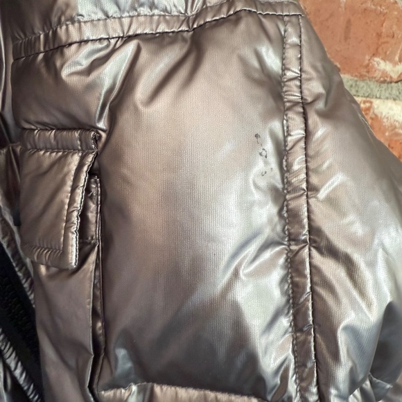 SAM. Freestyle Down Puffer Jacket Silver Metallic Size‎ Medium - Picture 15 of 15